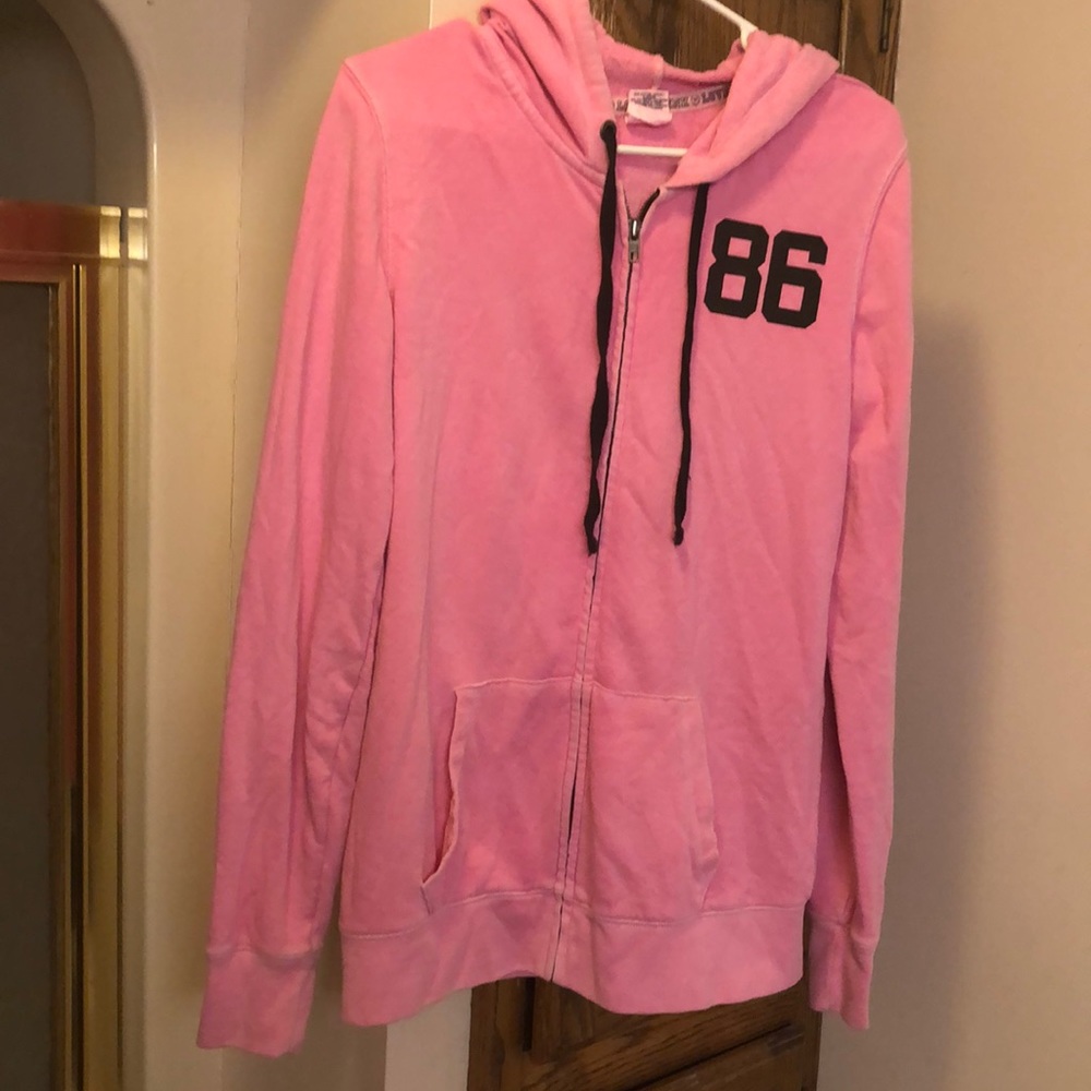 Hooded zip up jacket